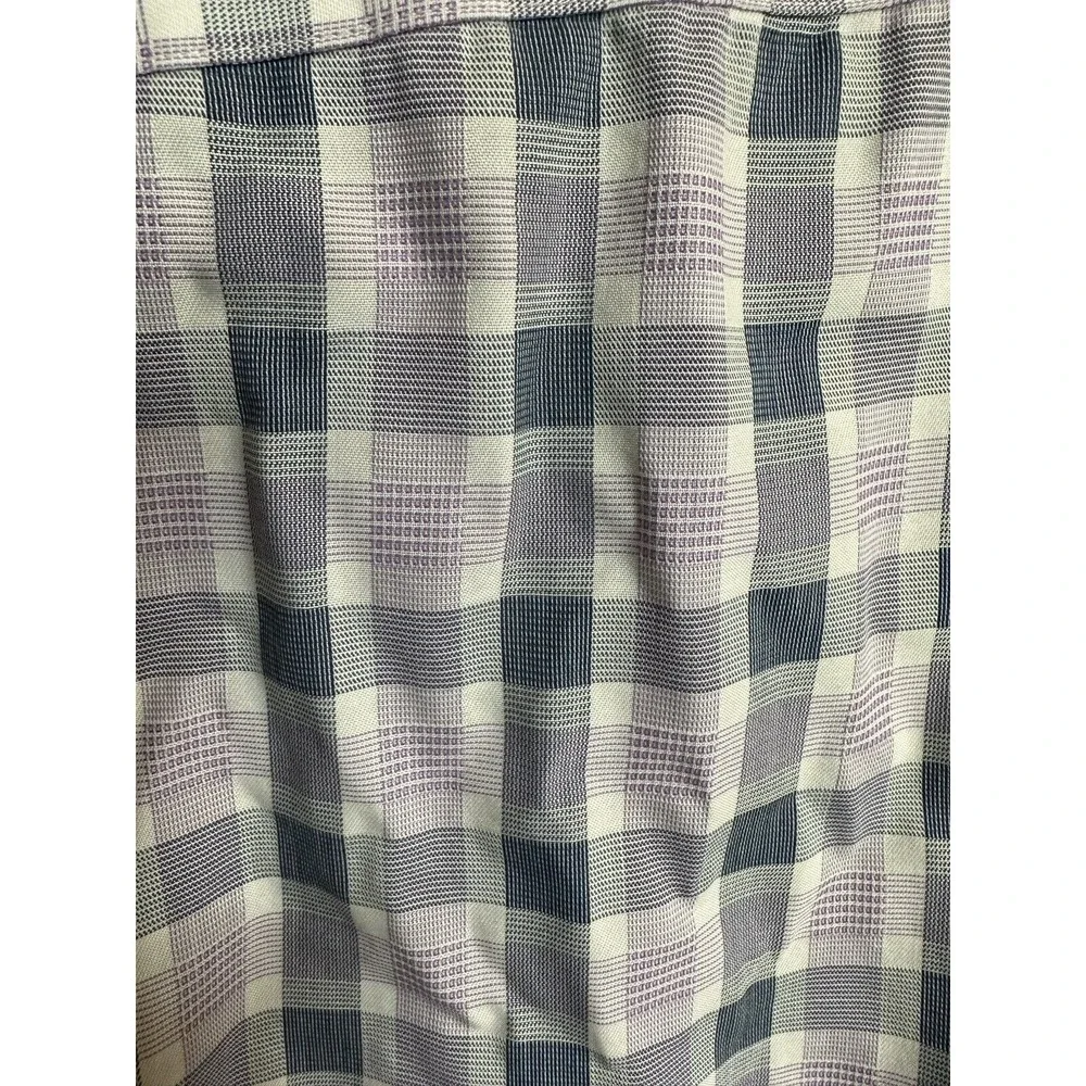 Banana Republic non-iron tailored slim fit‎ plaid long sleeve button up, sz L
